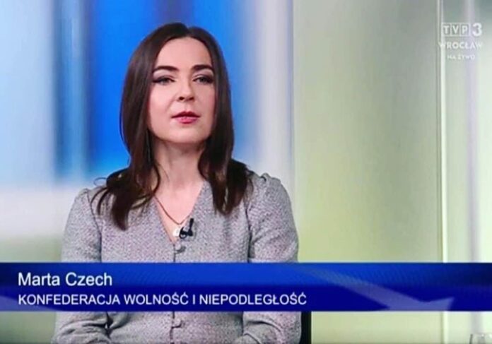 Marta Czech jutro we wrocławskich mediach. Rzecznik prasową Konfederacja Korony ...
