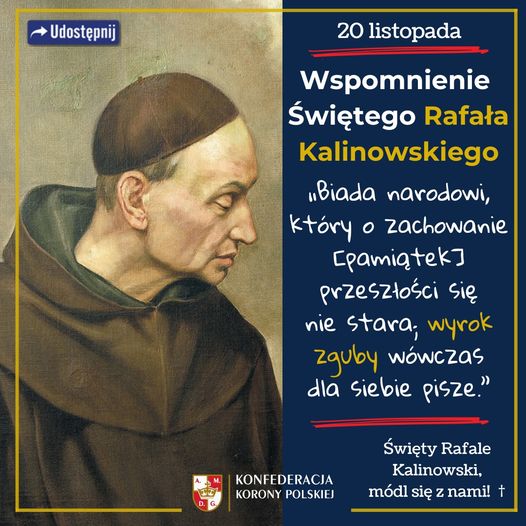 Korona Sosnowiec: Święty Rafał Kalinowski jest jednym z patronów diecezji sosnow...