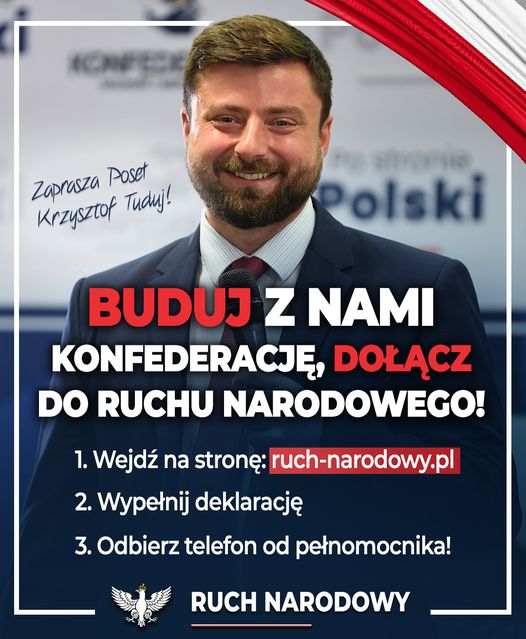 Poseł Krzysztof Tuduj zaprasza - dołącz do Ruchu Narodowego

Już niedługo kolejn...